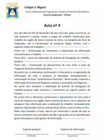 Acta nº 4